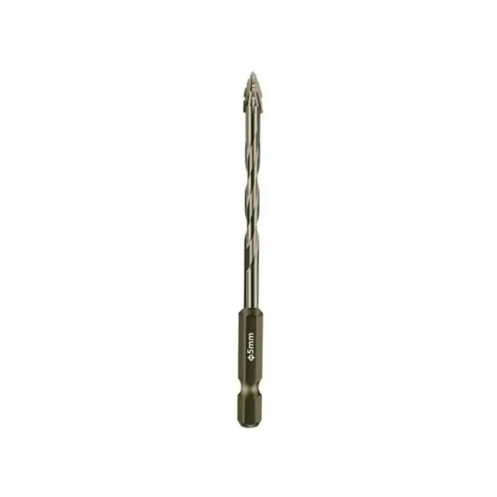 1Pcs Four-Edged Serrated Eccentric Drill Bits Set High Hardness Hexagonal Simple Installation Skewed Head Drill Bit Set