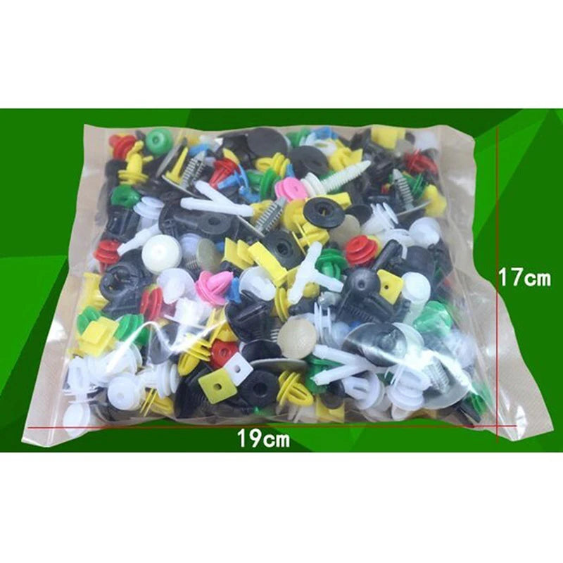 Car clip 100pcs hybrid clip plastic clip mixed car clip rivet fender fixing screw