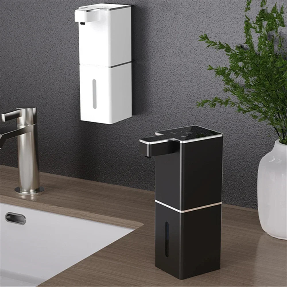400ML Smart 4 Levels Automatic Foam Soap Dispenser Touchless Sensor Generator for Wall Mount Hand Washer