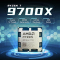 AMD Ryzen 7 9700X 8-Core 16-Thread 4NM L3=32M NEW 3.8GHz Processor 65W DDR5 Socket AM5 R7 9700X but without fan