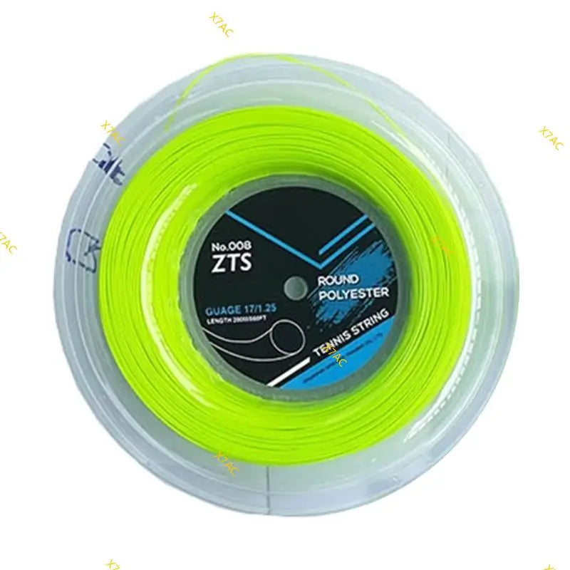 X7AC High Quality Polyester Tennis String Durability Smooth Round Tennis Strings for Improved Ball Speed and Spin