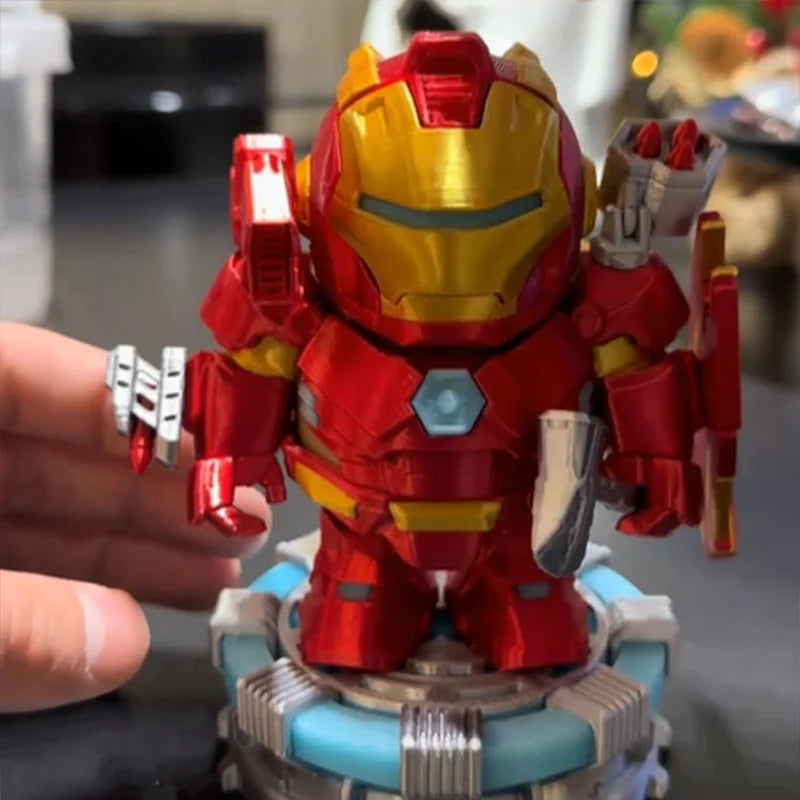 2026 New Capybara Iron Man Magnetic Suit 3d Printed Handmade Collectible Figurine Model Toy Kids Gift Decor Color Box
