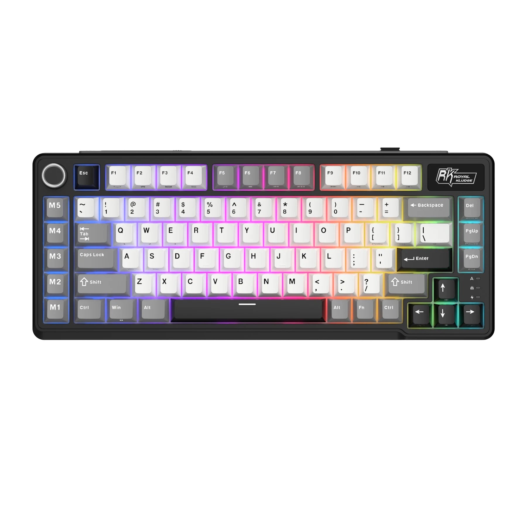RK ROYAL KLUDGE L75 Wireless Gaming Keyboard Customize Shortcut Keys PBT Keycap Gasket Structure Tri-mode Mechanical Keyboard