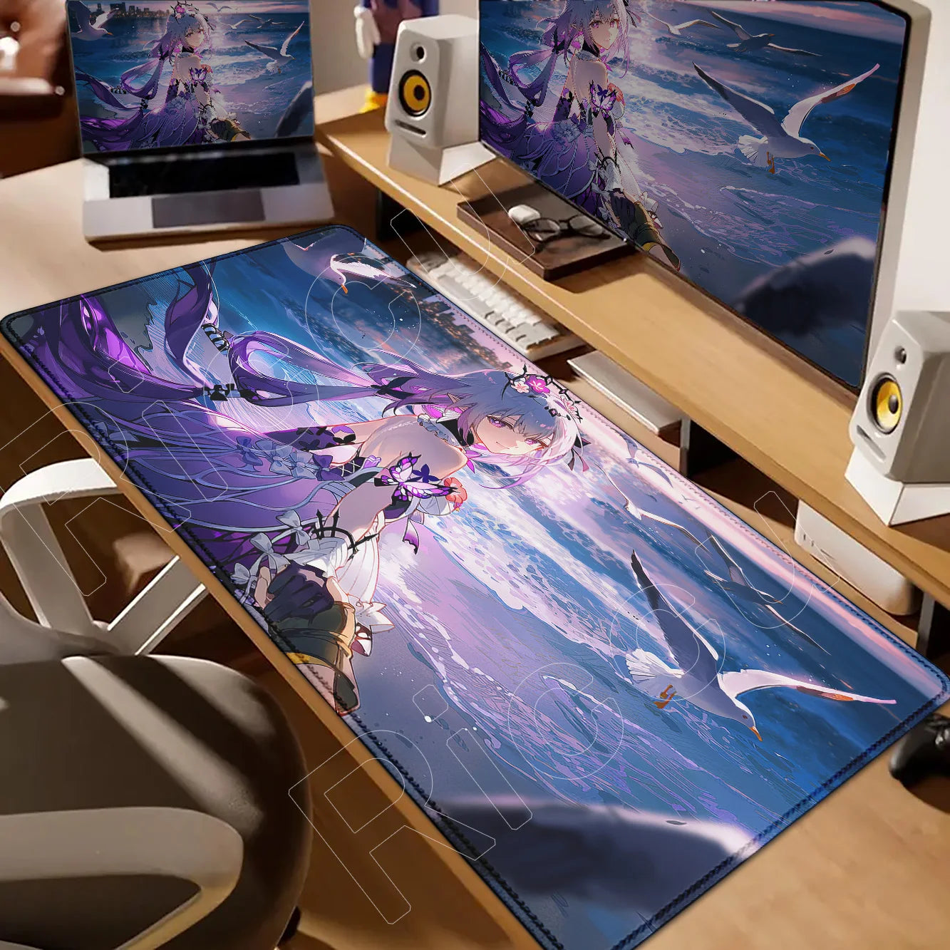 Castorice Evernight Cyrene Mouse Pad Honkai Star Rail Large Mousepad Computer Keyboard XXL Anime Pc Gaming Accessories Desk Mat