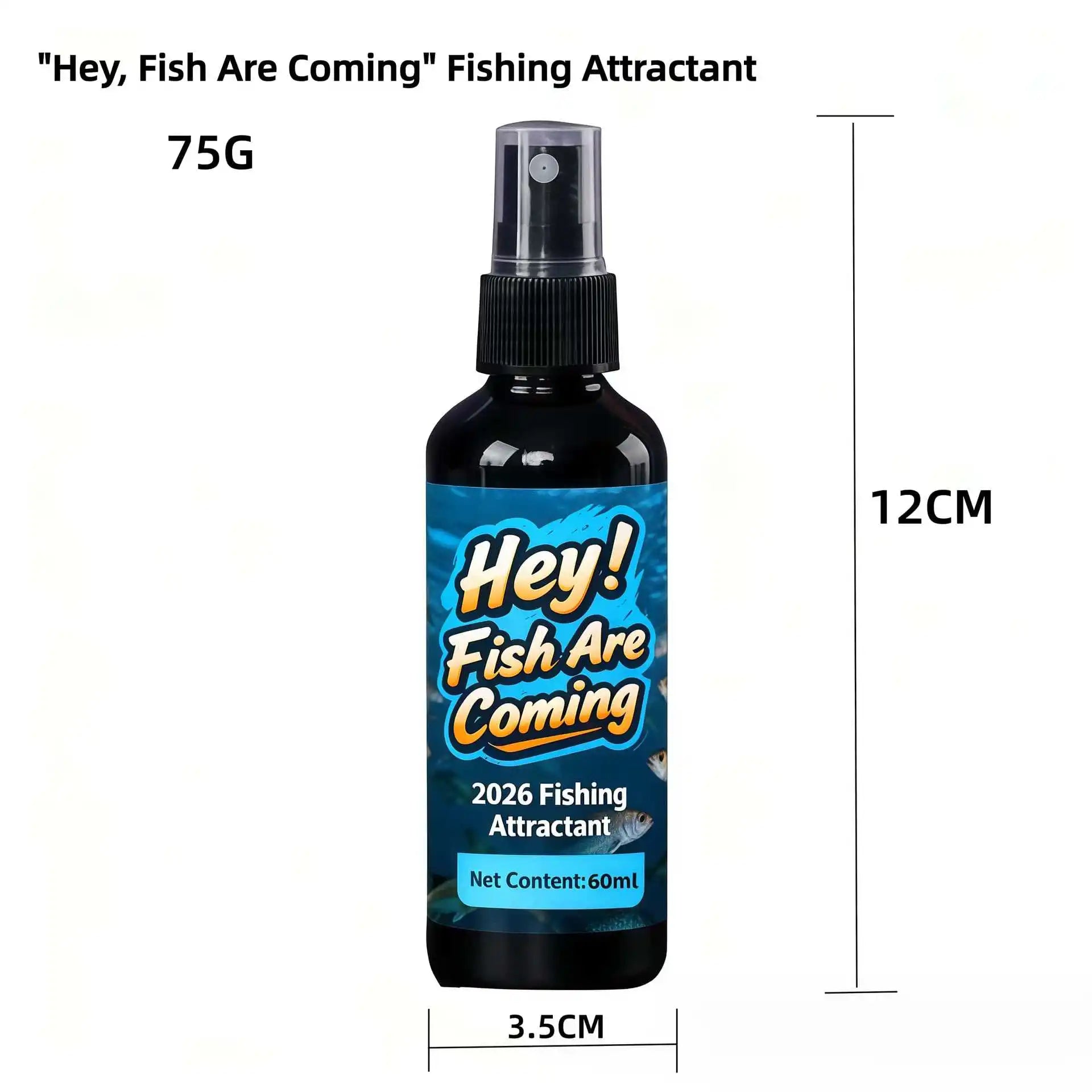 Fish Attractant Liquid Spray - Instant Fish Gathering Lure, Double Catch Rate for Sea & Competitive Freshwater/Saltwater Fishing