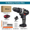 25+3 Torque Cordless Drill Electric Screwdriver Rechargeable Electric Drill Lithium-Ion Battery 2 Speed DIY Driver Power Tools