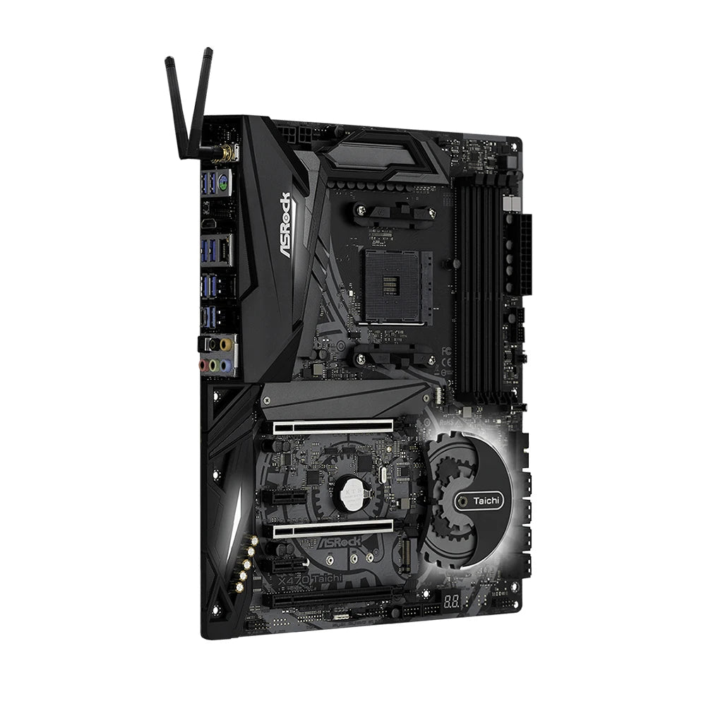 ASRock X470 Taichi Motherboard Supports AMD X470 Ryzen 9 5900X R7 5700X3D R5 5600G CPU 4xDDR4 3466MHz NVME M.2 AM4 Mainboard