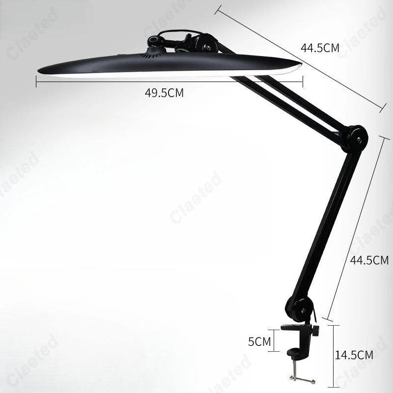 Creative New LED Cold Light Folding Clip Lamp Study Office Bedroom Bedside Eye Protection Lighting