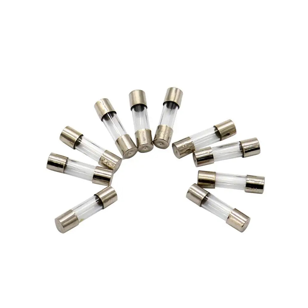 100/72 PCS Fast Blown Glass Fuse Combination Kit 5x20mm 250V 0.1 0.2 0.25 0.5 1 1.5 2 3 4 5 8 10 12 15 20 A In Clear Plastic Box