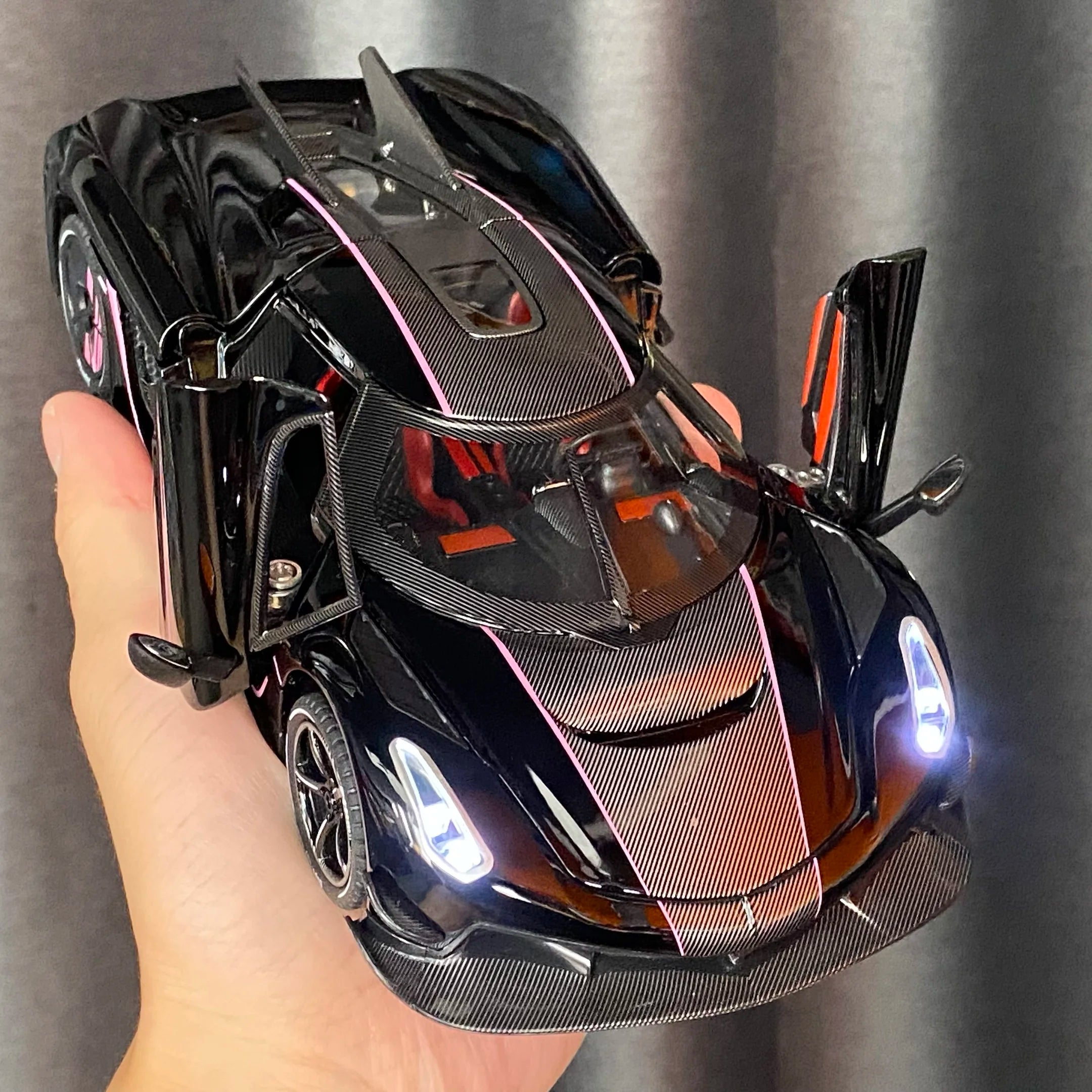 1:24 Jesko Absolut Supercar Alloy Metal Diecast Model Car Auto Accessories Store Central Control Screen Interior Ornaments Gifts