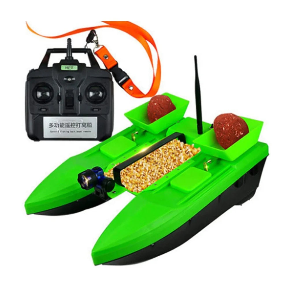 Fishing Bait RC Boat, 3 Cabins Bait Boat Wireless Remote Control 500M 2Kg Load-Bearing Professional Fishing Bait Boat