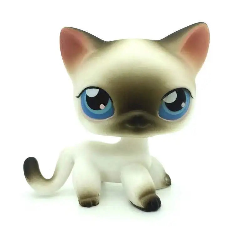 New Rare Lps Pet Shop Toys Shorthair Cat Cute Tiger Cat Lps Action Classic Gifts Children's Gifts