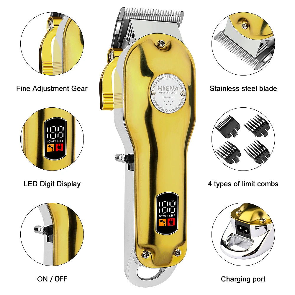 hyn-201Hair cutting machine hair trimmers Retro style Barber shop professional barber machines  for Professional hair clipper