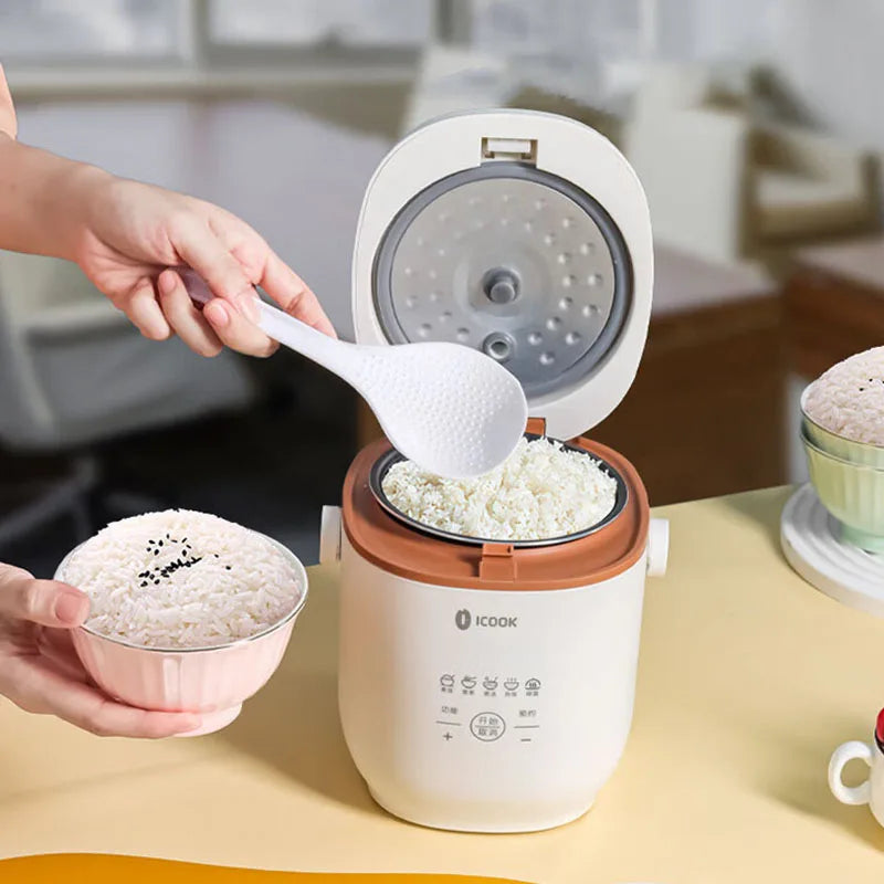 0.8L Rice Cooker Multifunctional Mini Electric Cooker Portable 220V Household Kitchen Appliance Ror1-2 Persons