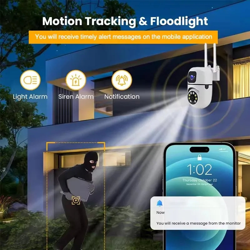 390EYES 4K 8MP WiFi Security Camera 4MP Indoor PTZ Camera Motion Detection Auto Tracking Two Way Audio Surveillance Cameras