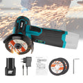 HILDA 12V 3/4 Inch Lithium Electric Angle Grinder Rechargeable Battery Brushless/Brushed Polishing Machine  Mini Cutting Machine