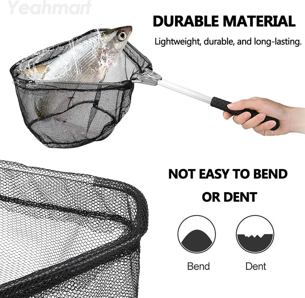 Fishing Landing Net Fishing Net Fish Catching or Releasing Net for Fly Fishing Kayak Boating Trout Fishing Tools