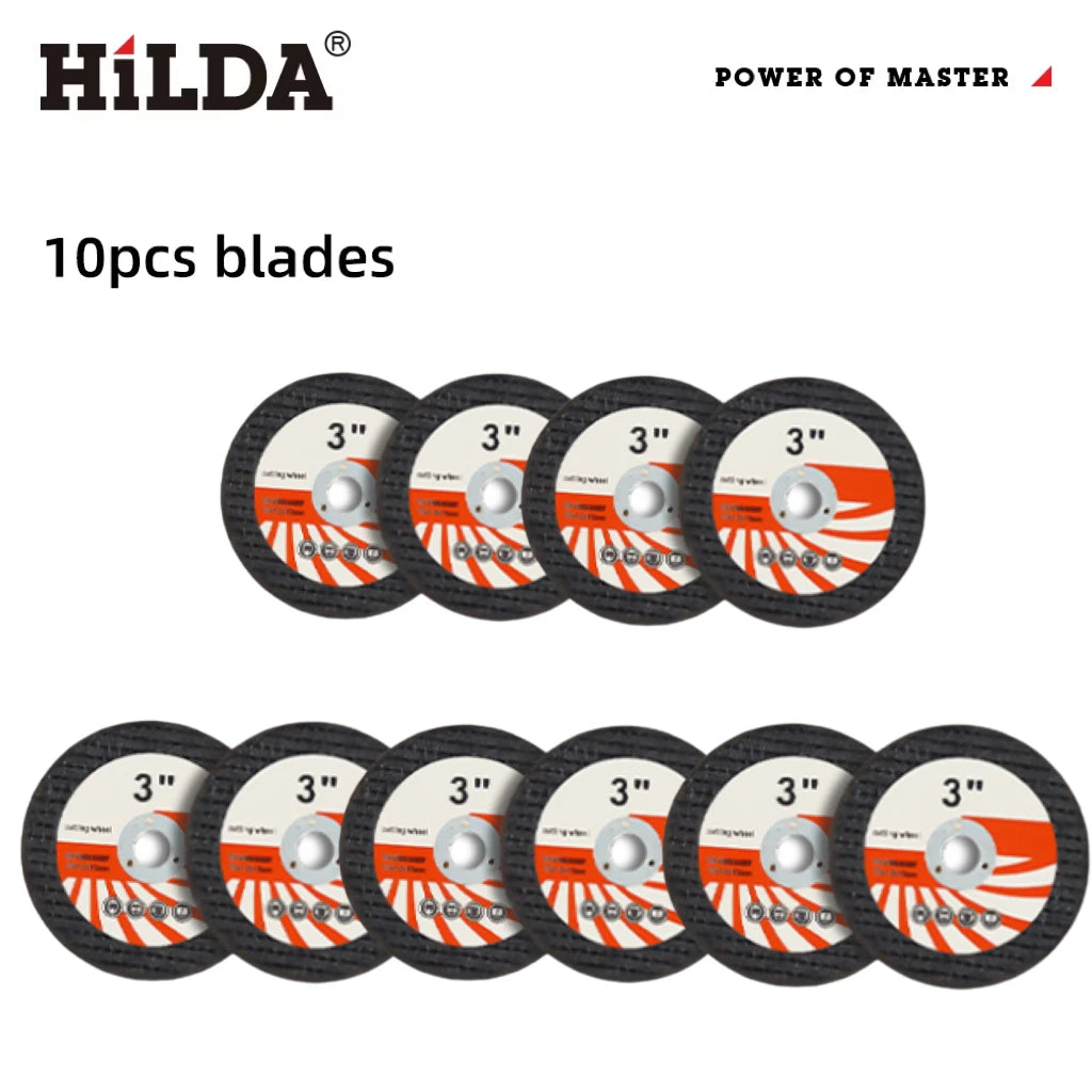 HILDA 12V 3/4 Inch Lithium Electric Angle Grinder Rechargeable Battery Brushless/Brushed Polishing Machine  Mini Cutting Machine