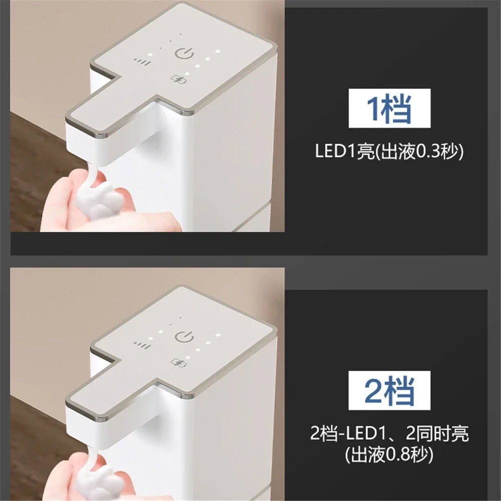 400ML Smart 4 Levels Automatic Foam Soap Dispenser Touchless Sensor Generator for Wall Mount Hand Washer