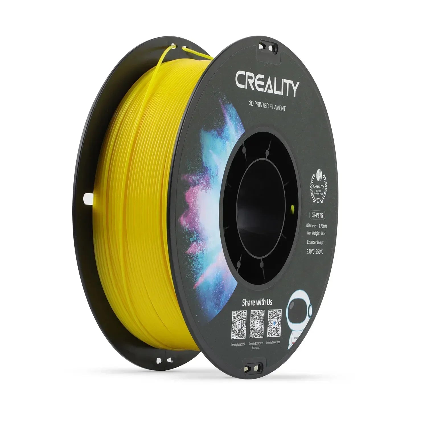 Original CREALITY Printer CR-PETG Filament 1KG 1.75mm 7 Colors Choose High Temperature Eco-friendly Odorless Non-toxic Excellent
