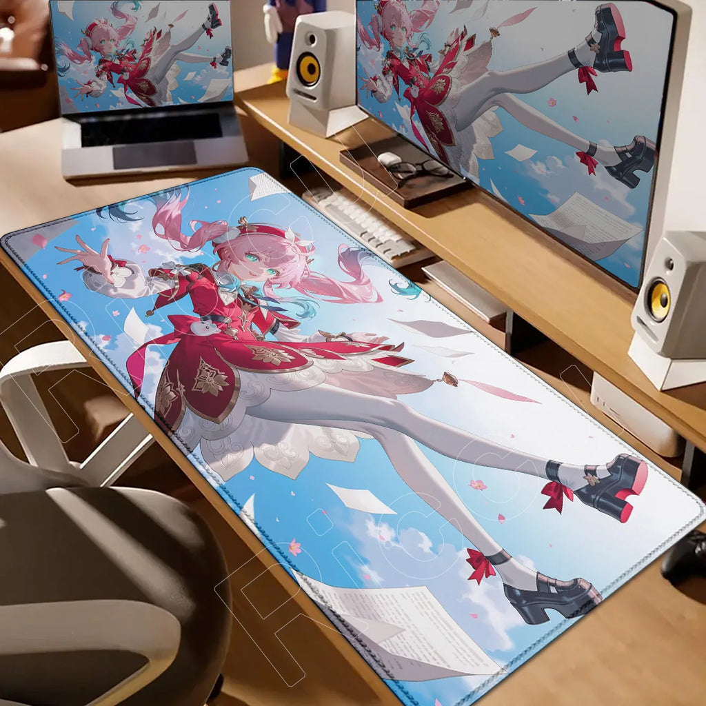 Castorice Evernight Cyrene Mouse Pad Honkai Star Rail Large Mousepad Computer Keyboard XXL Anime Pc Gaming Accessories Desk Mat