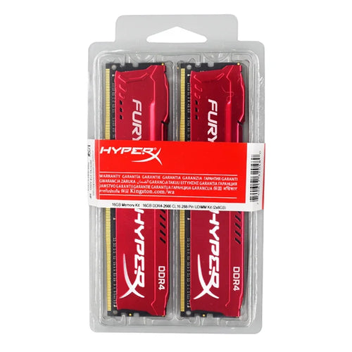 1Pcs/1Kit Hyperx RAM DDR4 Memoria 16GB 8GB 4GB 3200MHz 2666MHz 2400MHz 1.2V Desktop Memory PC4-25600 21300 19200 DIMM 288pin