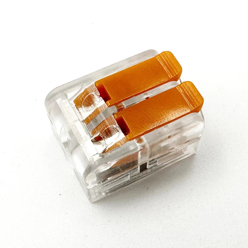 Terminal 6mm2 orange transparent Mini Quick connector replacement tape universal compact home wiring terminal