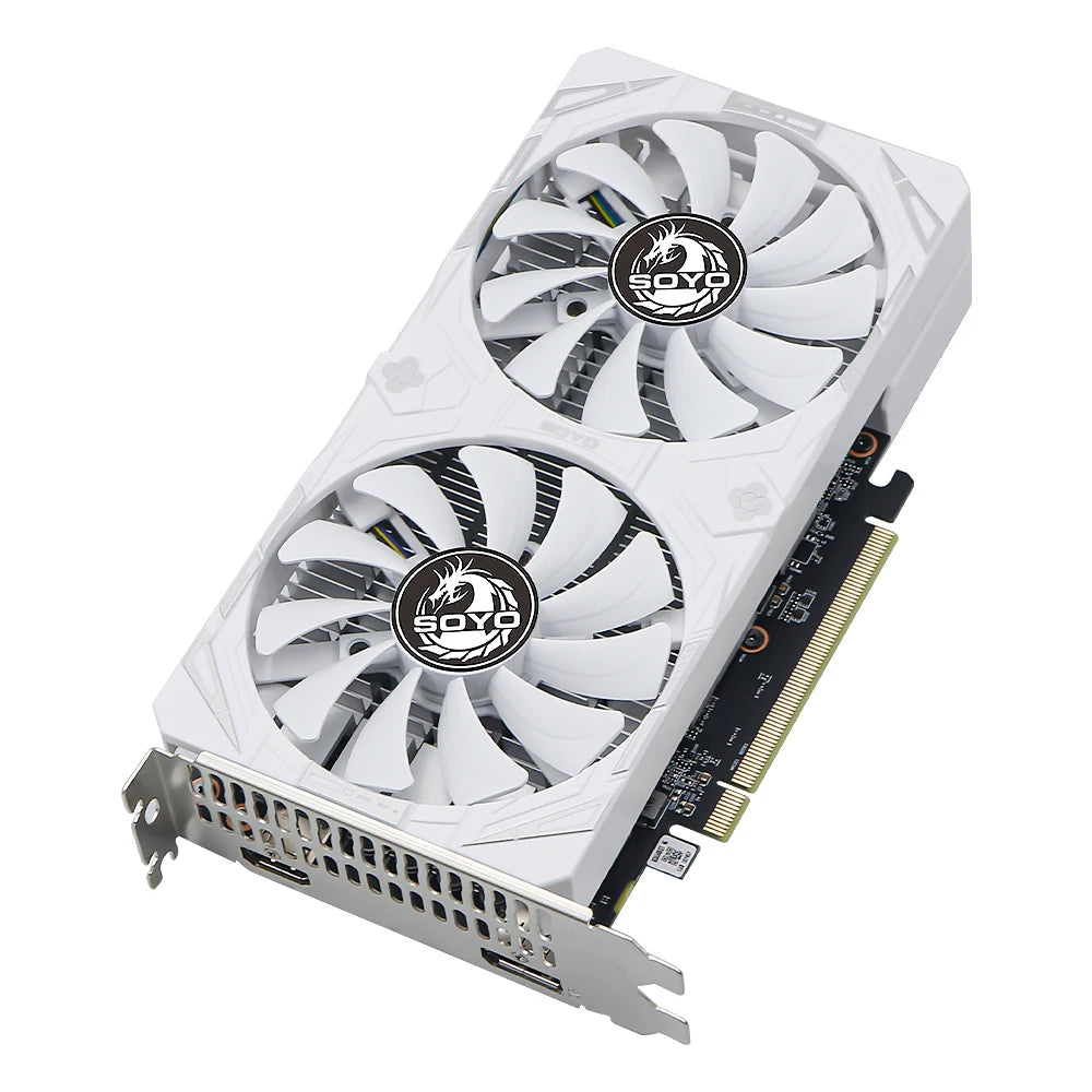 AMD Radeon RX6500XT 4GB Gaming Graphics Card SOYO GDDR6 Memory PCIE4.0x4 Desktop Computer Video Cards HDMI DP 64Bit 6pin ATI 6NM
