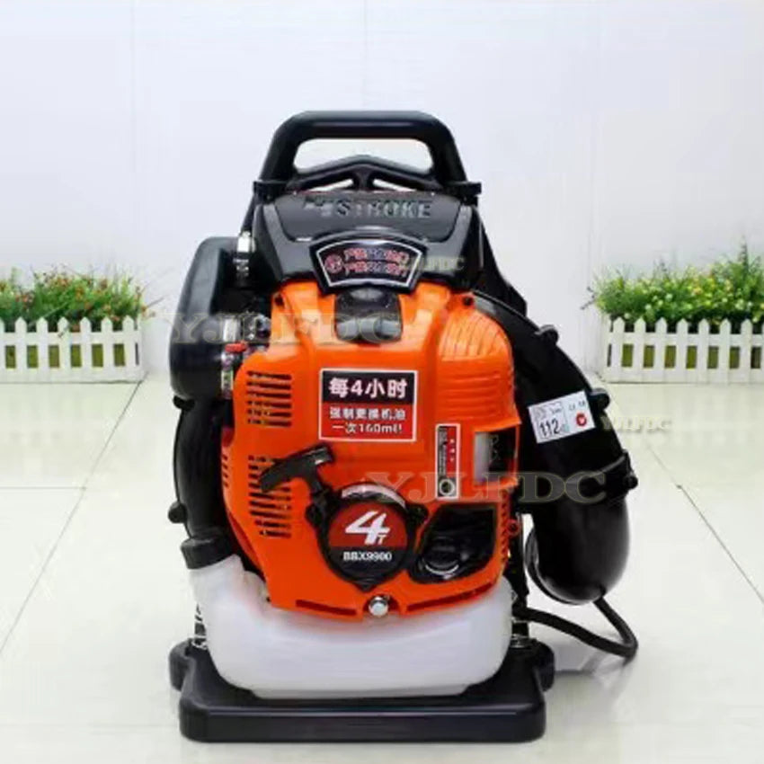75.6Cc BBX9900 Air Blower Four-Stroke Knapsack Snow Blower Petrol Leaf Blower Leaf Vacuum Wind  High Vacuum Fan