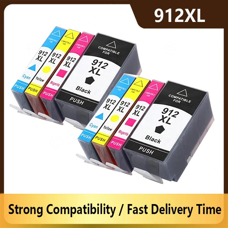 912XL 912 Compatible Ink Cartridge For HP OfficeJet 8010 8012 8013 8014 8015 8017 8018 8020 8022 8023 8024 8025 8026 8028 8035