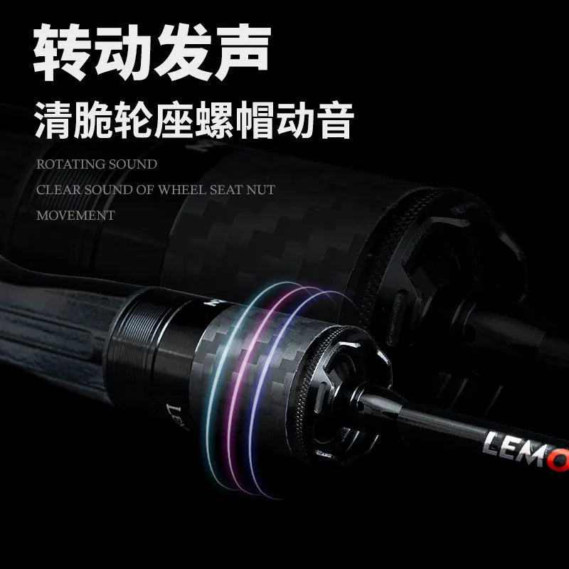 Demon Hunter Black Bear UL Trout Rod Fuji O+A Guides Carbon Fiber Handle 1.5m 1.68m