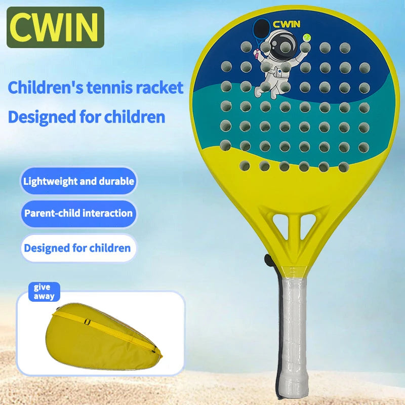 Child Padel racket Tennis racket Paddle racket Cricket bat Beach tennis racket Racket tennis 50%carbon fiber 50%glass fiber