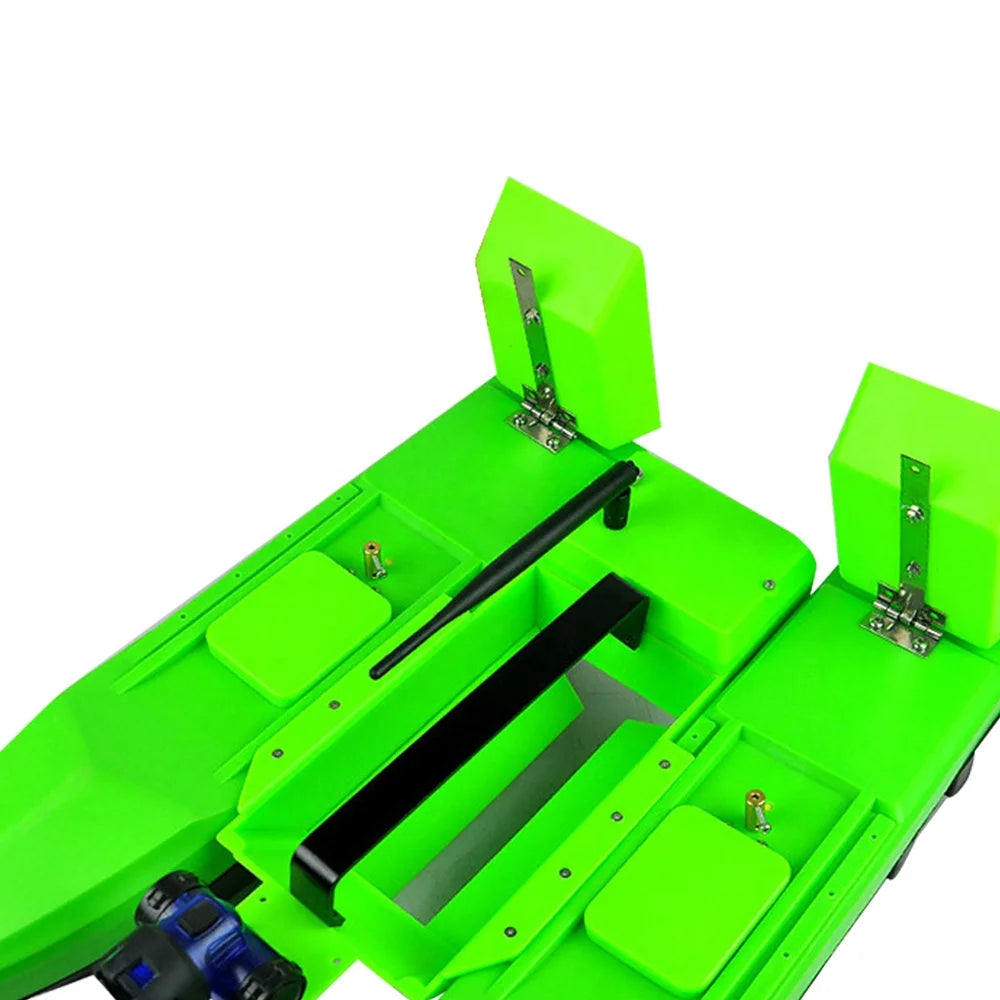 Fishing Bait RC Boat, 3 Cabins Bait Boat Wireless Remote Control 500M 2Kg Load-Bearing Professional Fishing Bait Boat