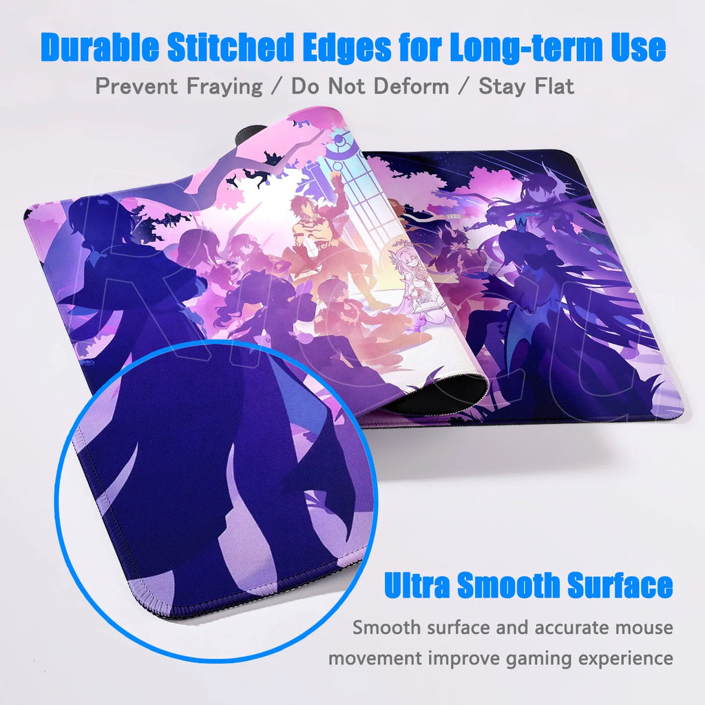 Castorice Evernight Cyrene Mouse Pad Honkai Star Rail Large Mousepad Computer Keyboard XXL Anime Pc Gaming Accessories Desk Mat