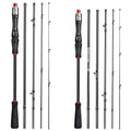 Sougayilang Lure Fishing Rod 1.8m 2.1m Spinning  Bait Casting Rod Carbon Fiber EVA Handle Fishing Pole for Fishing Pesca