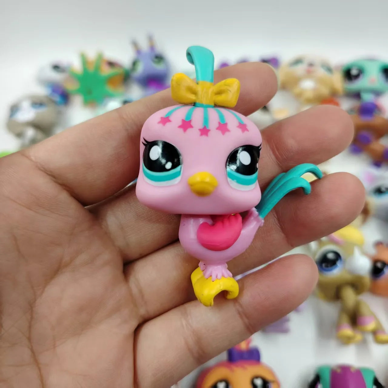 Original LPS Pet Toys Cute Animal Can Shake Head Kitten Collection Toys for Girls Christmas Birthday Gift