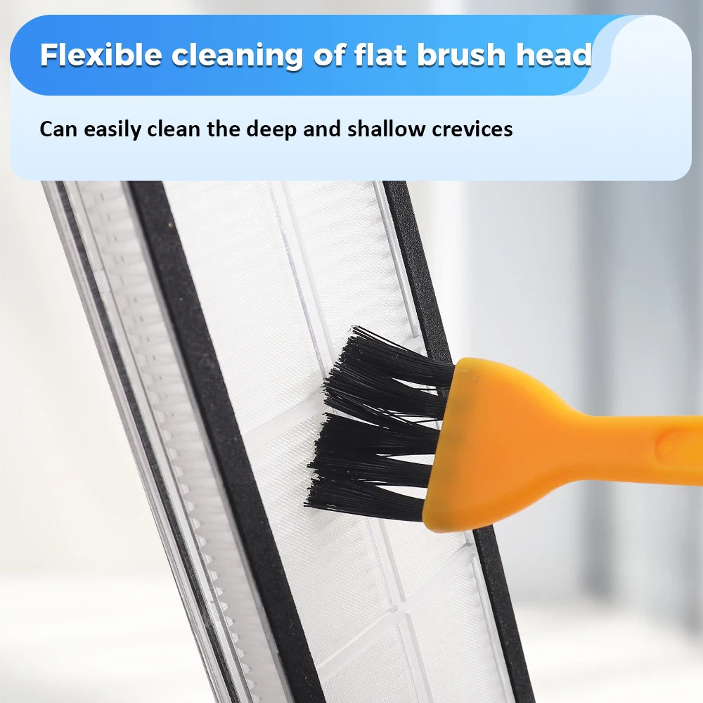 Universal Clean Brush For Xiaomi For IRobot For Conga 360 For Eufy For ILife For Ecovacs Deebot For Dreame Vacuum Accessories