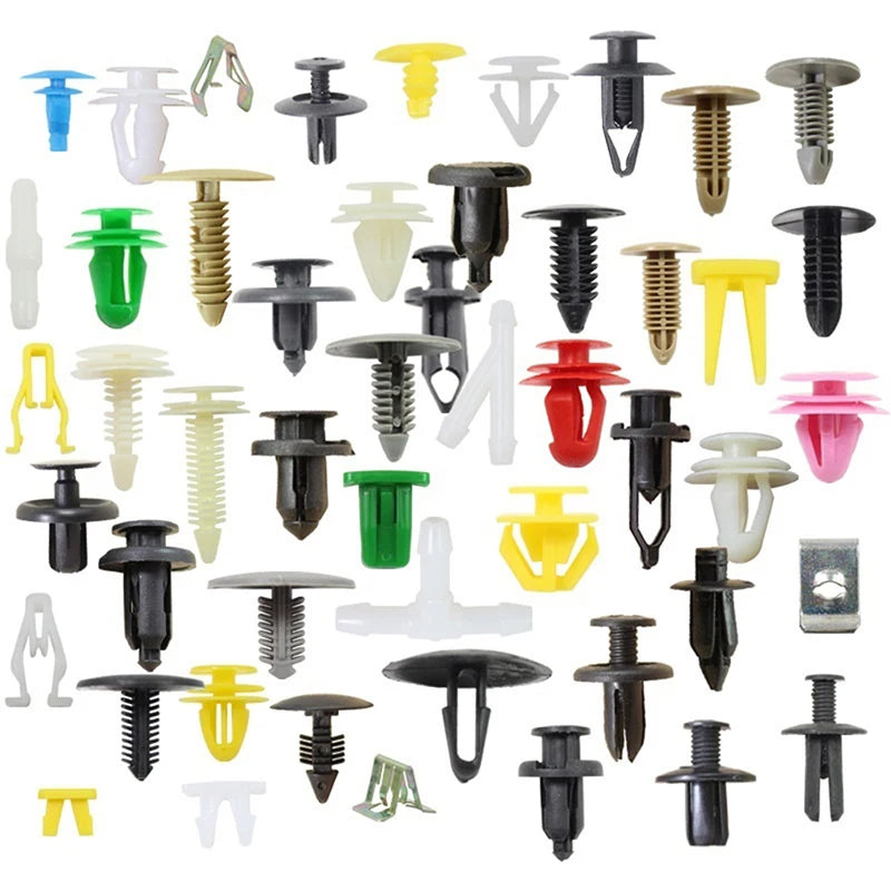 Car clip 100pcs hybrid clip plastic clip mixed car clip rivet fender fixing screw