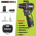 WORX Cordless Electric Drill 12V 50Nm 1800rpm Smart Clucth Auto Stop Brushless Motor Metalworking Home Power Tools WU135
