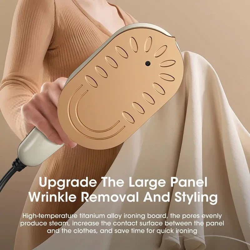 Portable Steam Iron Rotating Electric Iron No Harm to Clothes Dual Use Dry and Wet Design Essential Water Spray Iron for Travel