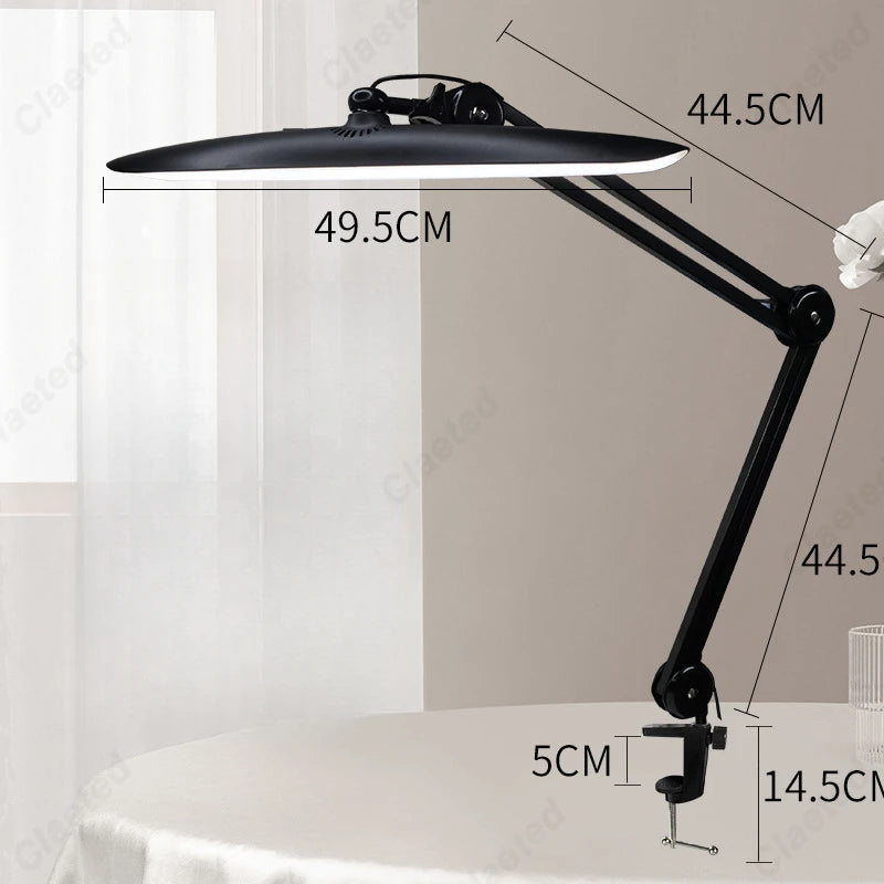 Creative New LED Cold Light Folding Clip Lamp Study Office Bedroom Bedside Eye Protection Lighting