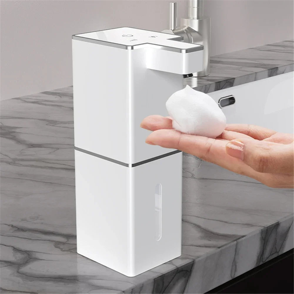 400ML Smart 4 Levels Automatic Foam Soap Dispenser Touchless Sensor Generator for Wall Mount Hand Washer