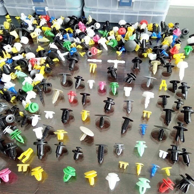 Car clip 100pcs hybrid clip plastic clip mixed car clip rivet fender fixing screw