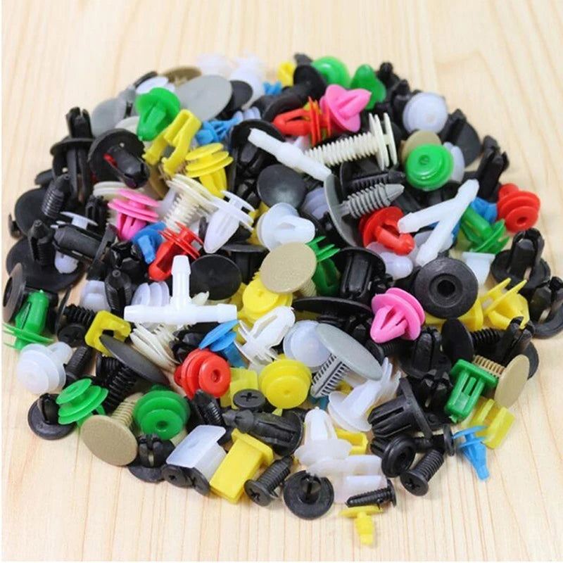 Car clip 100pcs hybrid clip plastic clip mixed car clip rivet fender fixing screw