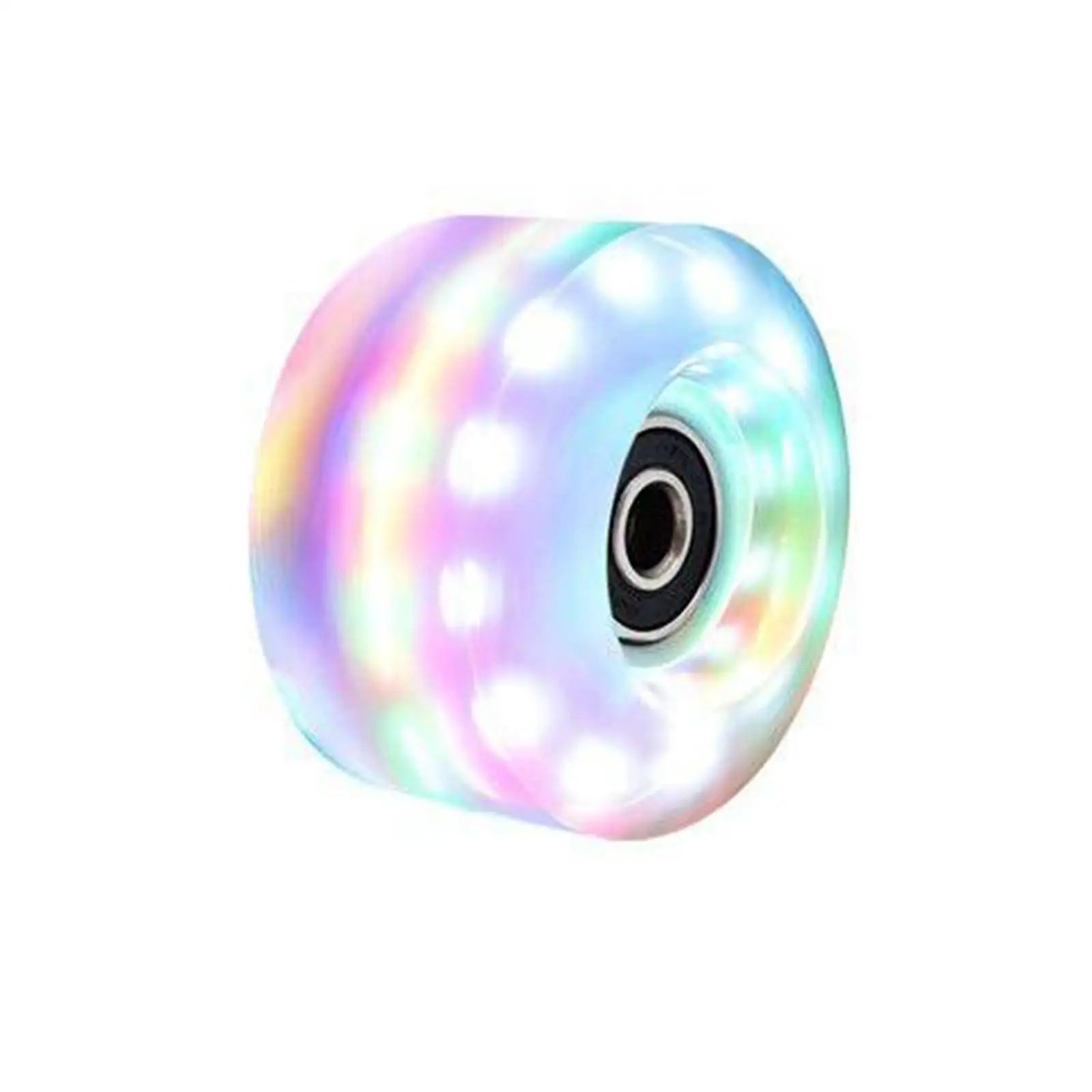 4 Roller Skate Wheels Luminous Quad Roller Skateboard Wheels With Bearings Installed Double Row Roller Skates Wheel Accessories