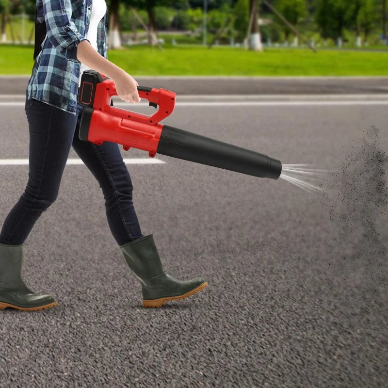 Cordless High Powerful Electric Air Blower Adjustable Efficient Leaf Snow Dust Cleaning Blower Tool For Milwaukee M18 Battery