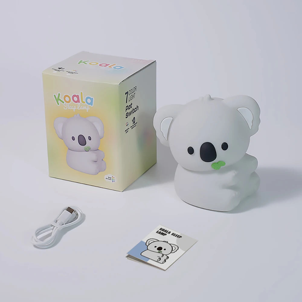 Cartoon Silicone Peach Sleep Lamp,USB ReChargable, LED Night Light for Children Holiday Gift, Cute Bedside Decor