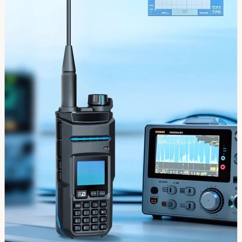 Walkie Talkie for Quansheng TK11 10W HF VHF UHF USB AM FM LSB CW 27MHz CB LW MW SW SSB Spectrum Analyzer MagicVoice TwoWay Radio