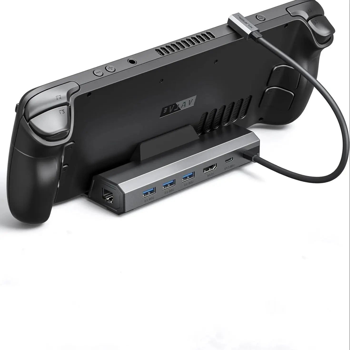 Legion Go 4K@120Hz Docking Station, 6-in-1 Legion Go S Dock with with HDMI 2.1, Gigabit Ethernet, 3 USB 3.0, 100W Charge, HB0603
