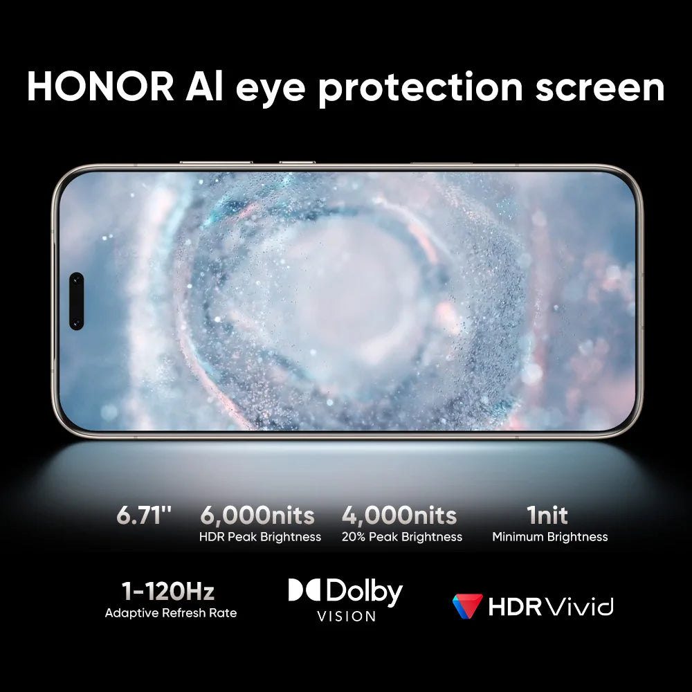Global Version HONOR Magic8 Pro 5G Smartphone Snapdragon 8 Elite Gen 5 6.71" OLED Display 7100mAh 100W SuperCharge Support eSIM